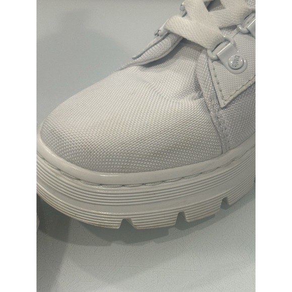 Doc Dr. Martens Combs W Women's Poly White Casual Combat Boots Size 7 AW004 - Picture 10 of 15